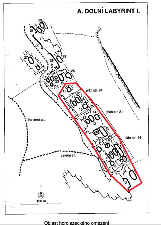 mapa omezení